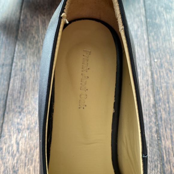 Frank and Oak, Portuguese leather wedges, perfect condition, size 8.5 - Picture 3 of 5